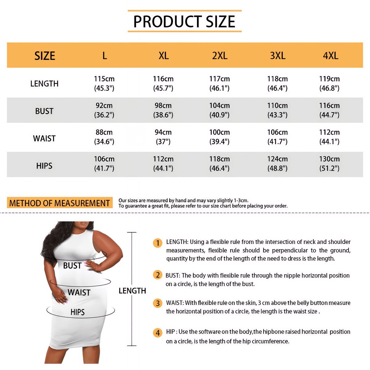 Gavin Scott Sleeveless Bodycon Dress (Femme L-4XL)