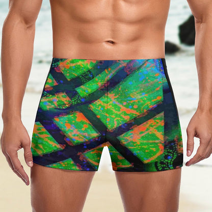 Gavin Scott Square Cut Swimming Trunks (Masc S-3XL)