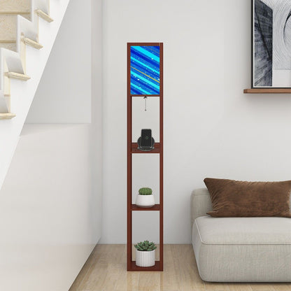 Gavin Scott Floor Lamp with Shelves (2 Colors)