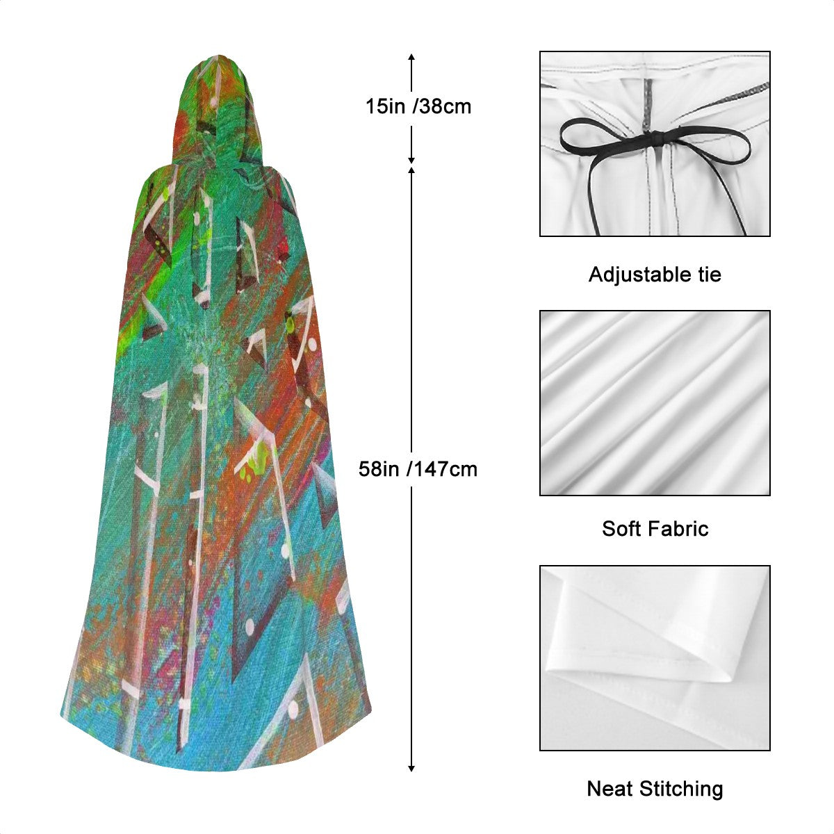 Gavin Scott Hooded Cloak