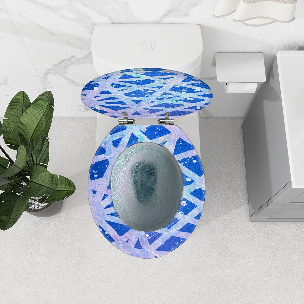 Gavin Scott Round Toilet Seat w/Matching Soft-close Lid (O-Shape)