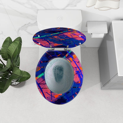 Gavin Scott Round Toilet Seat w/Matching Soft-close Lid (O-Shape)