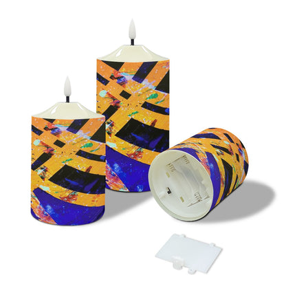 Gavin Scott Flameless Candles w/Remote (Set of 3)