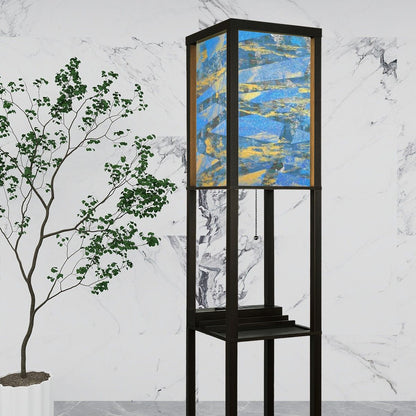 Gavin Scott Floor Lamp with Shelves (2 Colors)