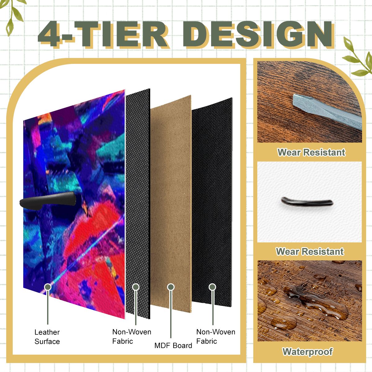 Gavin Scott TV Stand w/5 Drawer Dresser & Charging Station