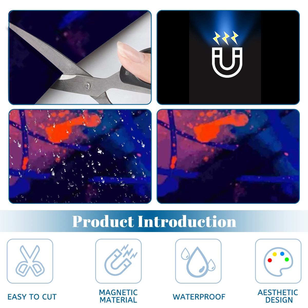 Gavin Scott Magnetic Locker Wallpaper 2 pcs