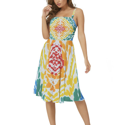 Gavin Scott Sleeveless Flare Hem Midi Dress (Femme XS-3XL)