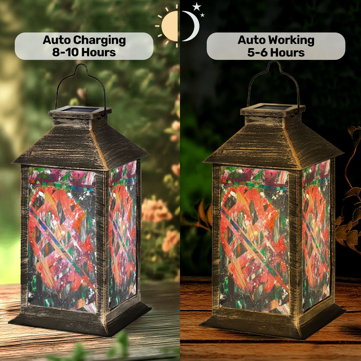 Gavin Scott Solar Powered Indoor/Outdoor Lantern