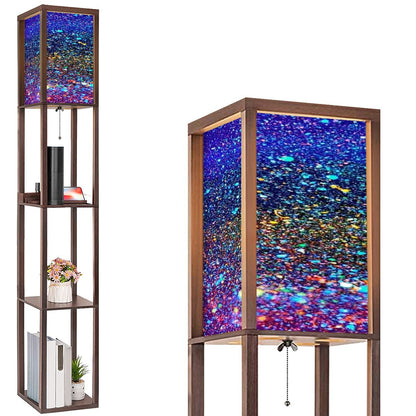 Gavin Scott Floor Lamp with Shelves (2 Colors)