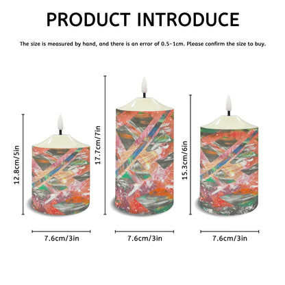 Gavin Scott Flameless Candles w/Remote (Set of 3)