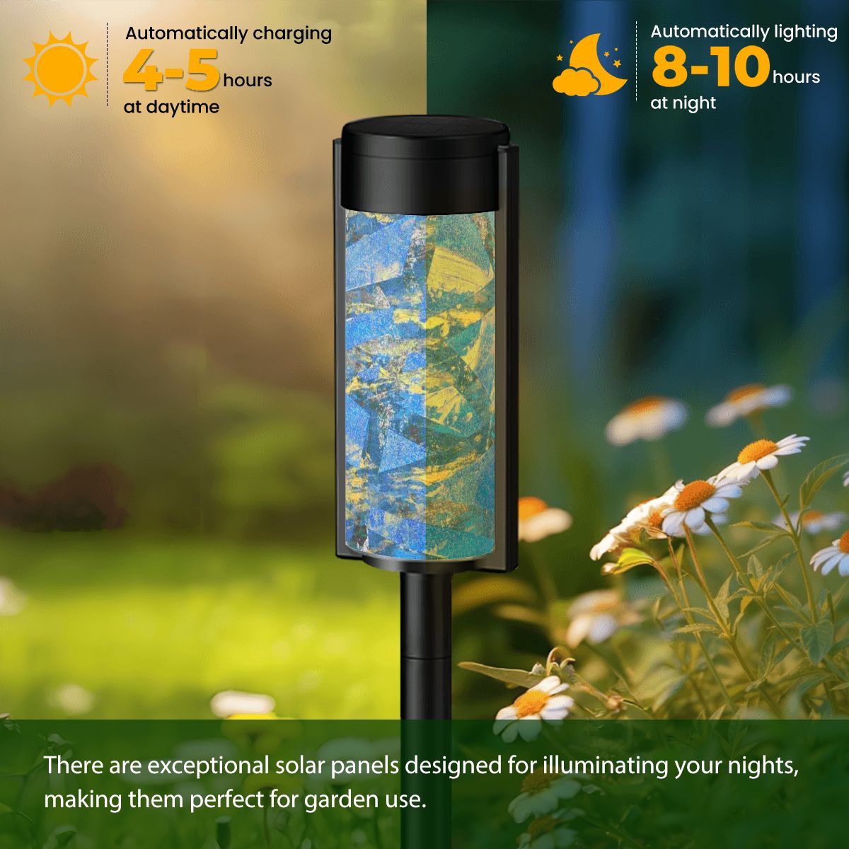 Gavin Scott Adjustable Outdoor Solar Lights (set of 4)