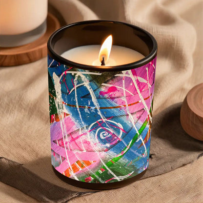 Gavin Scott Scented Black Jar Candle (6oz)