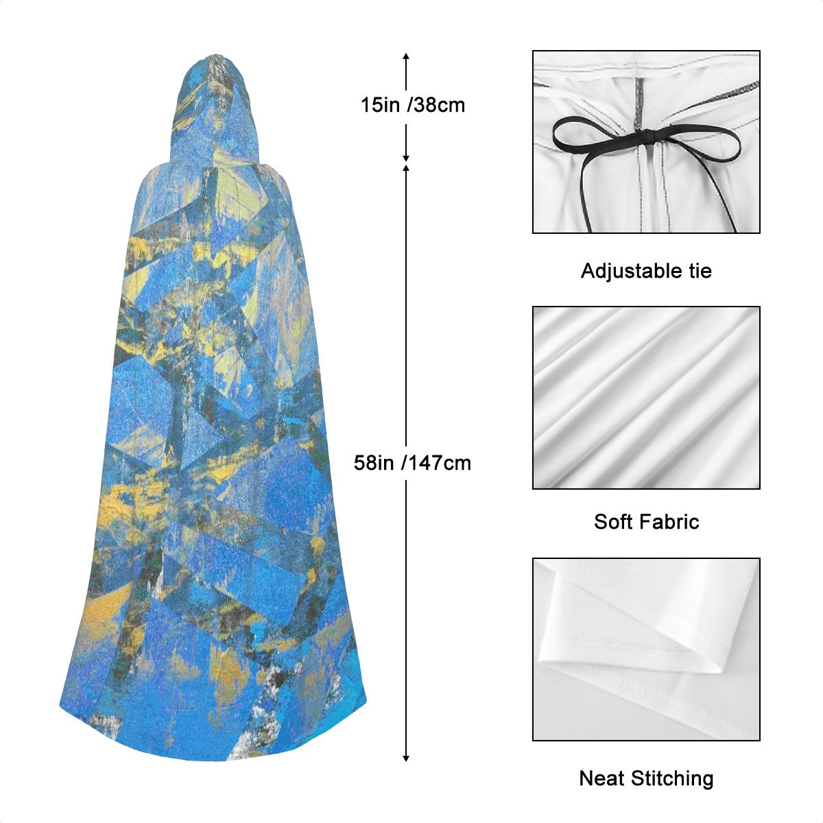 Gavin Scott Hooded Cloak