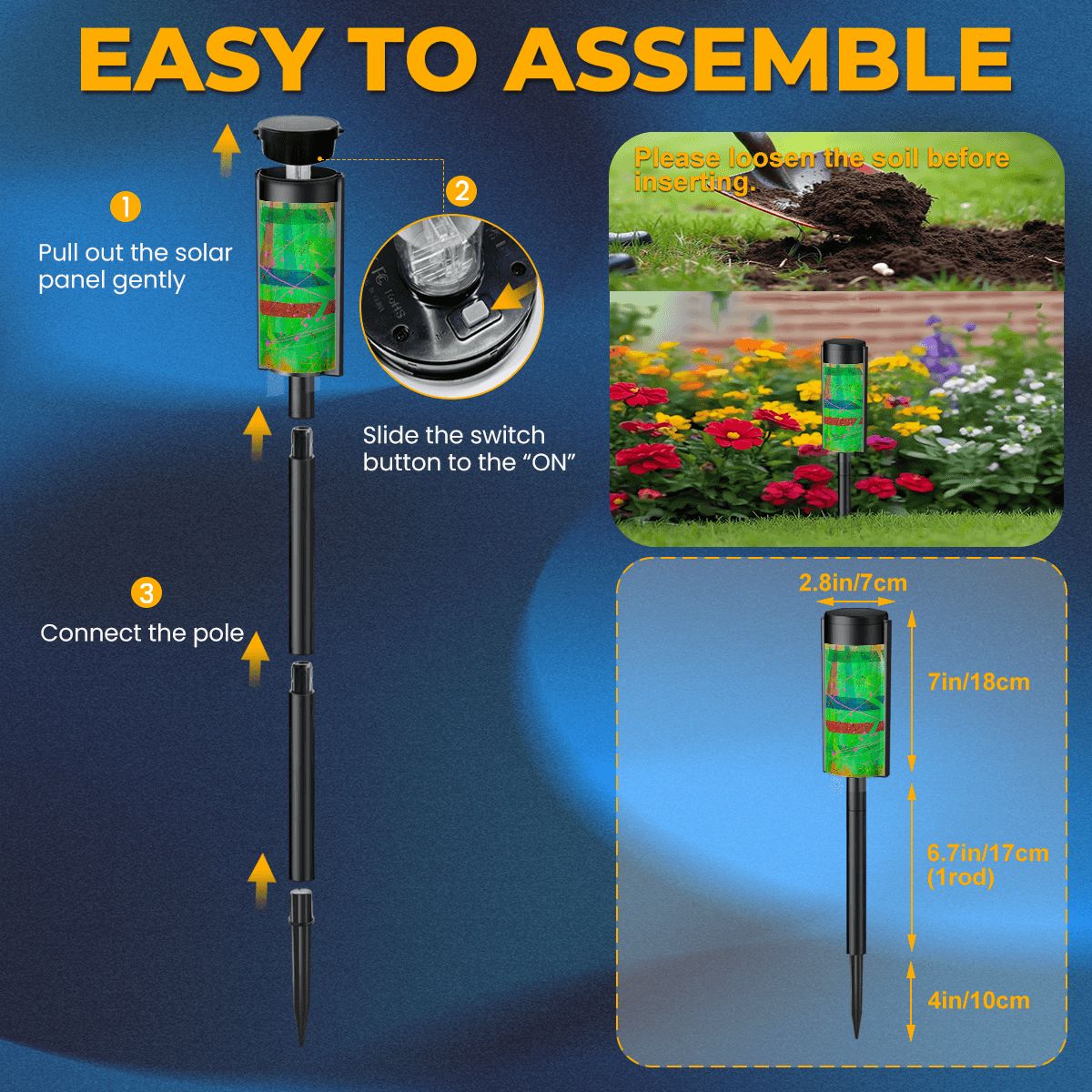 Gavin Scott Adjustable Outdoor Solar Lights (set of 4)