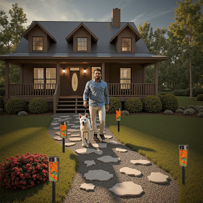 Gavin Scott Adjustable Outdoor Solar Lights (set of 4)