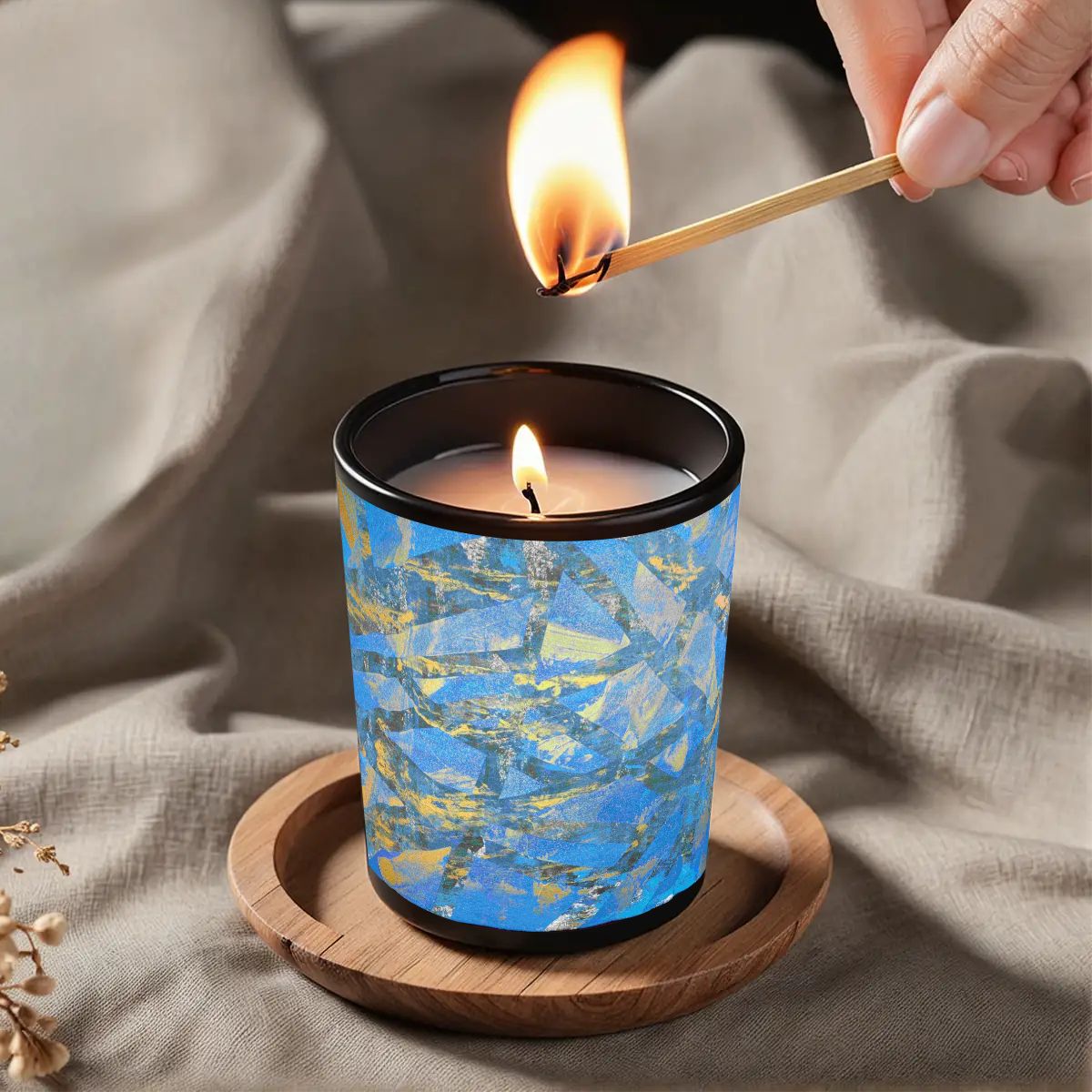 Gavin Scott Scented Black Jar Candle (6oz)