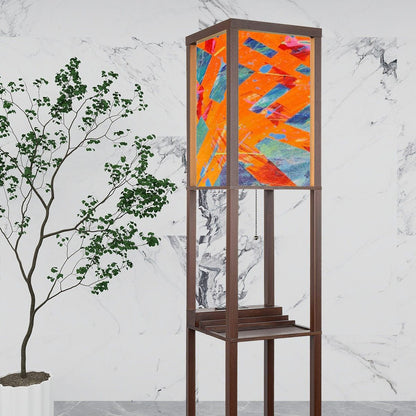 Gavin Scott Floor Lamp with Shelves (2 Colors)