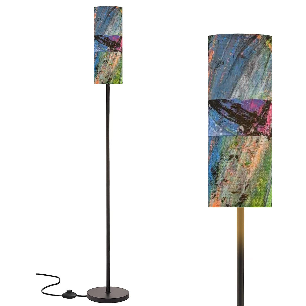 Gavin Scott Pillar Torch Floor Lamp