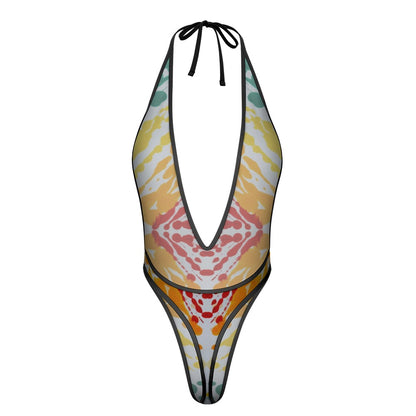 Gavin Scott Deep Plunge Jumpsuit (Femme S-3XL)