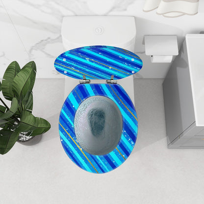 Gavin Scott Round Toilet Seat w/Matching Soft-close Lid (O-Shape)