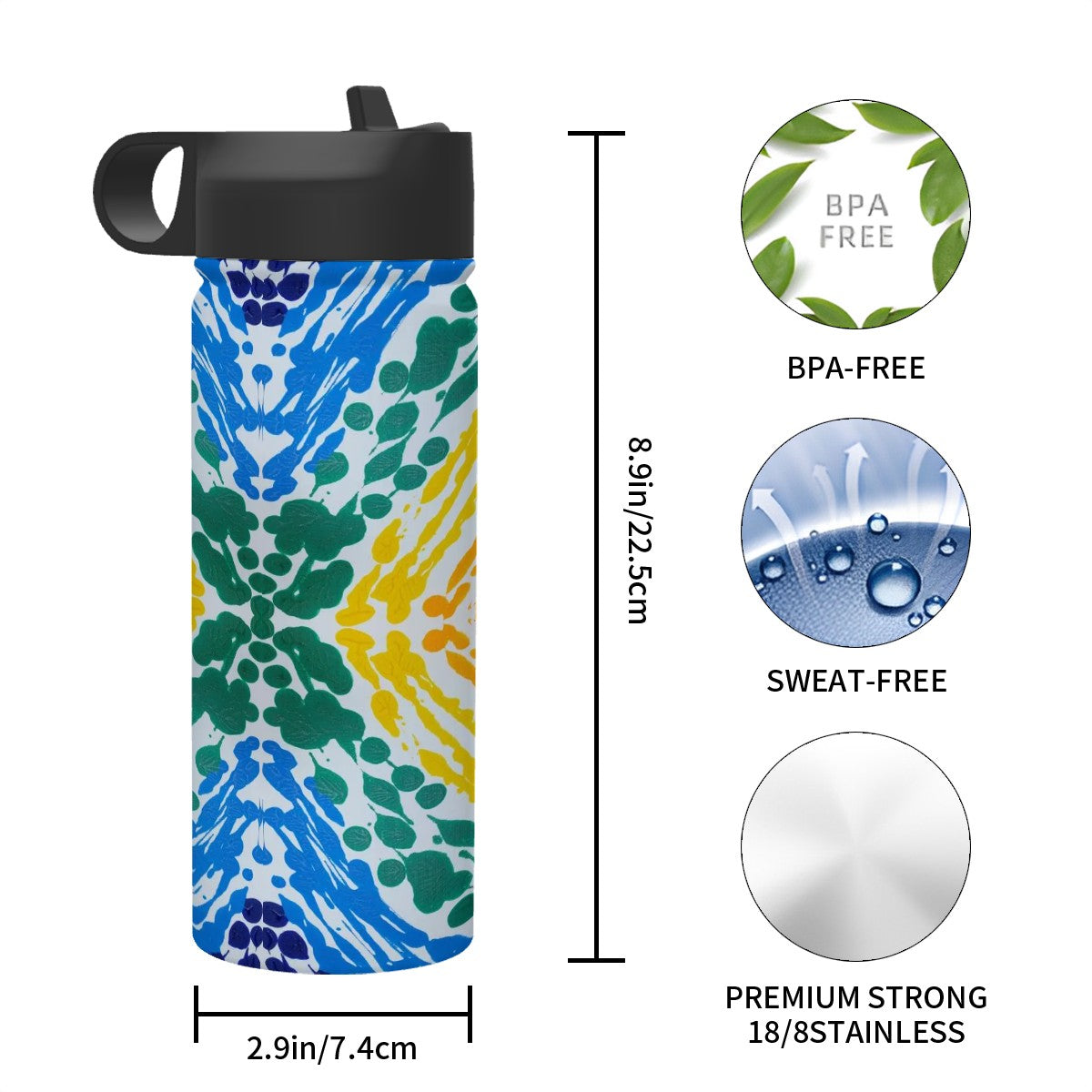 Gavin Scott Stainless Steel Vacuum Insulated Tumbler (18oz)