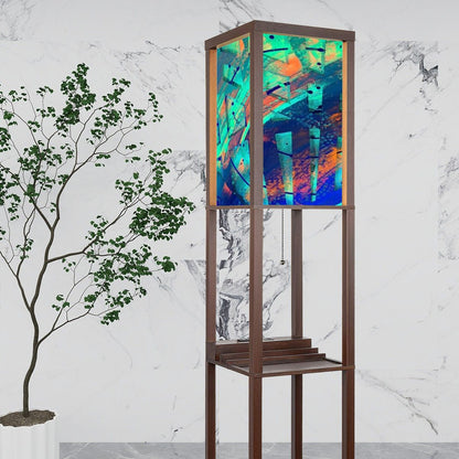 Gavin Scott Floor Lamp with Shelves (2 Colors)