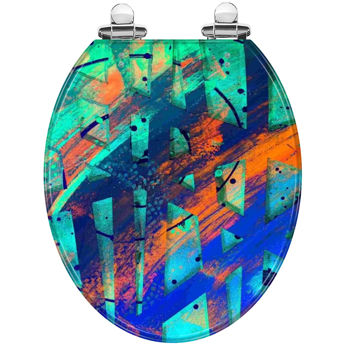 Gavin Scott Universal Toilet Seat w/Matching Soft-close Lid