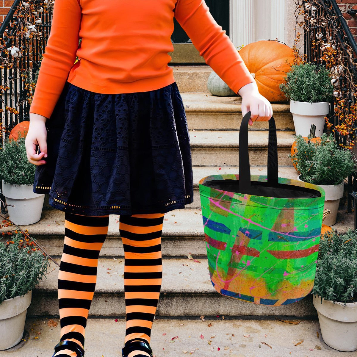 Gavin Scott Reusable Halloween Candy Bucket