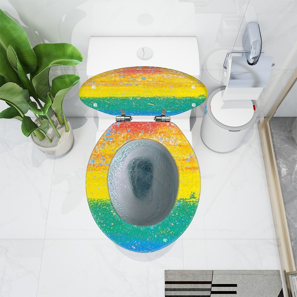 Gavin Scott PRIDE Universal Toilet Seat w/Matching Soft-close Lid