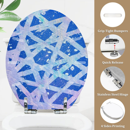 Gavin Scott Round Toilet Seat w/Matching Soft-close Lid (O-Shape)