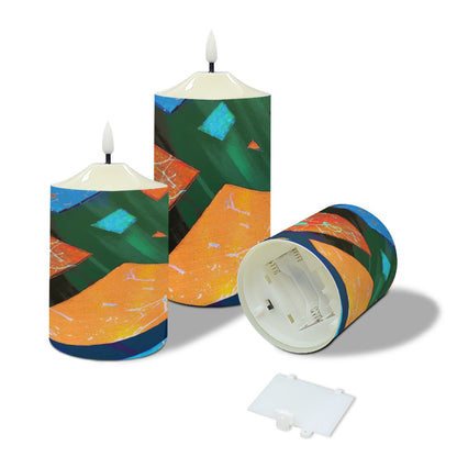 Gavin Scott Flameless Candles w/Remote (Set of 3)