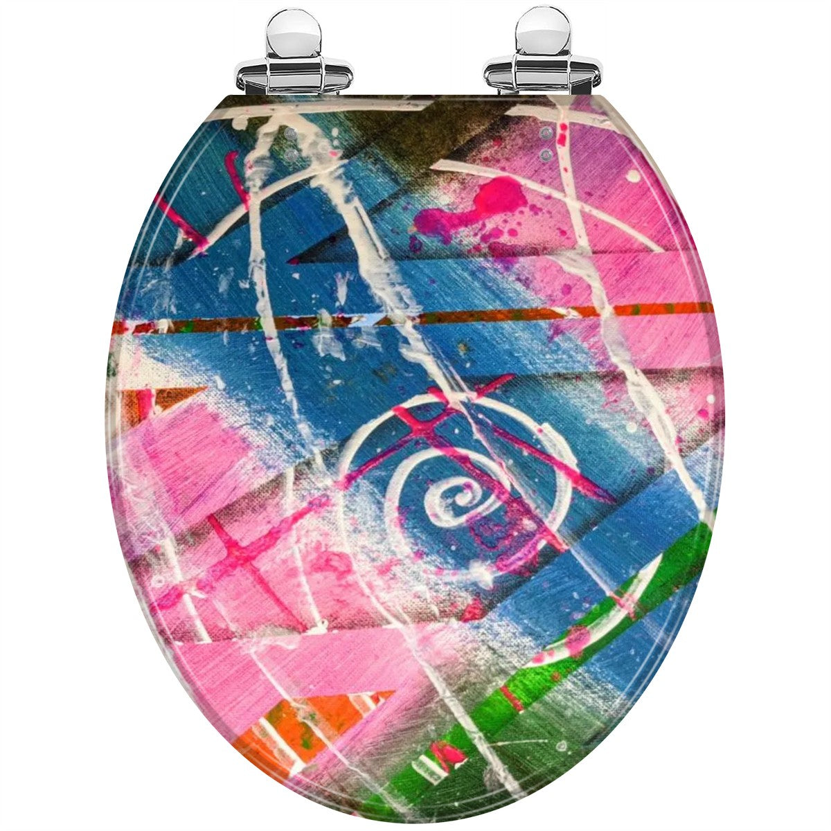 Gavin Scott Round Toilet Seat w/Matching Soft-close Lid (O-Shape)