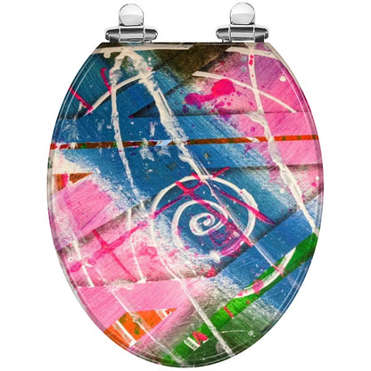 Gavin Scott Round Toilet Seat w/Matching Soft-close Lid (O-Shape)