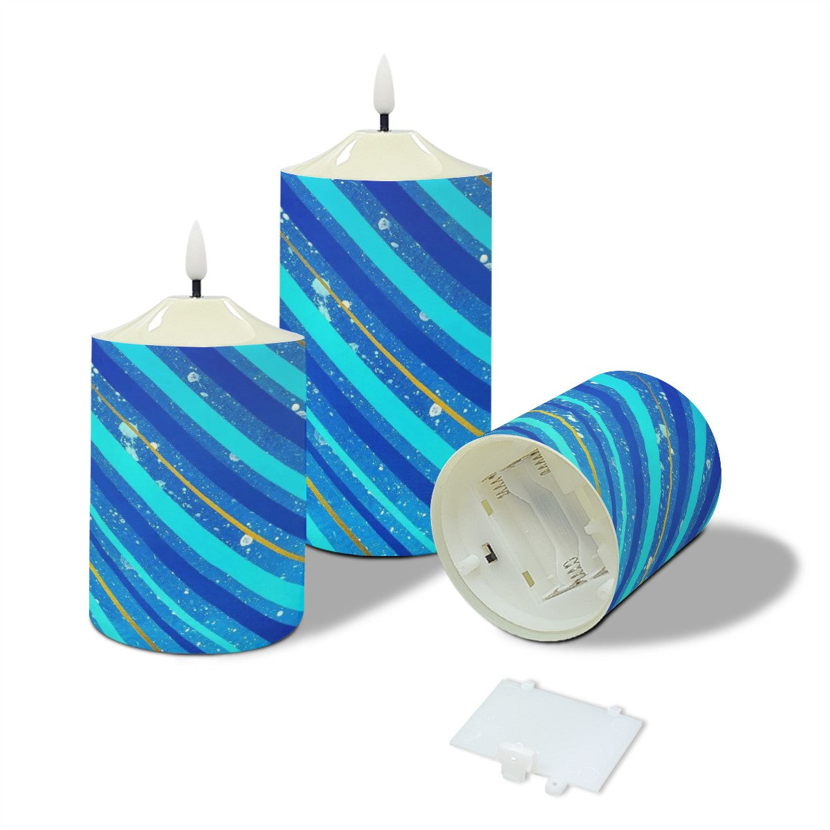 Gavin Scott Flameless Candles w/Remote (Set of 3)
