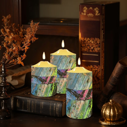 Gavin Scott Flameless Candles w/Remote (Set of 3)