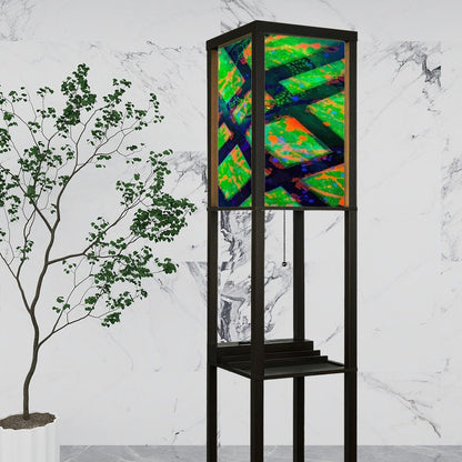 Gavin Scott Floor Lamp with Shelves (2 Colors)