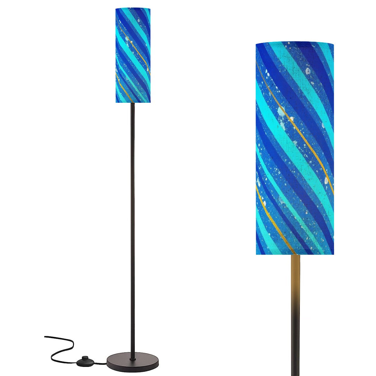 Gavin Scott Pillar Torch Floor Lamp