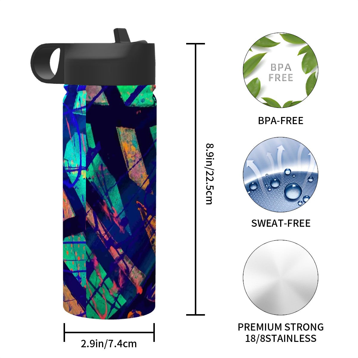 Gavin Scott Stainless Steel Vacuum Insulated Tumbler (18oz)