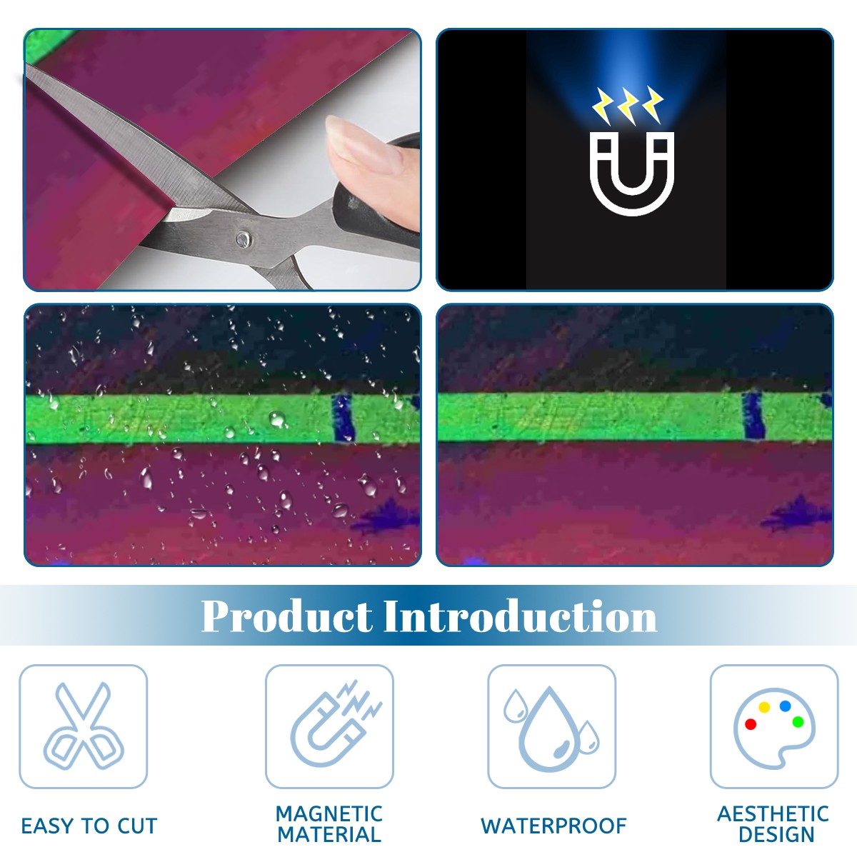 Gavin Scott Magnetic Locker Wallpaper 2 pcs