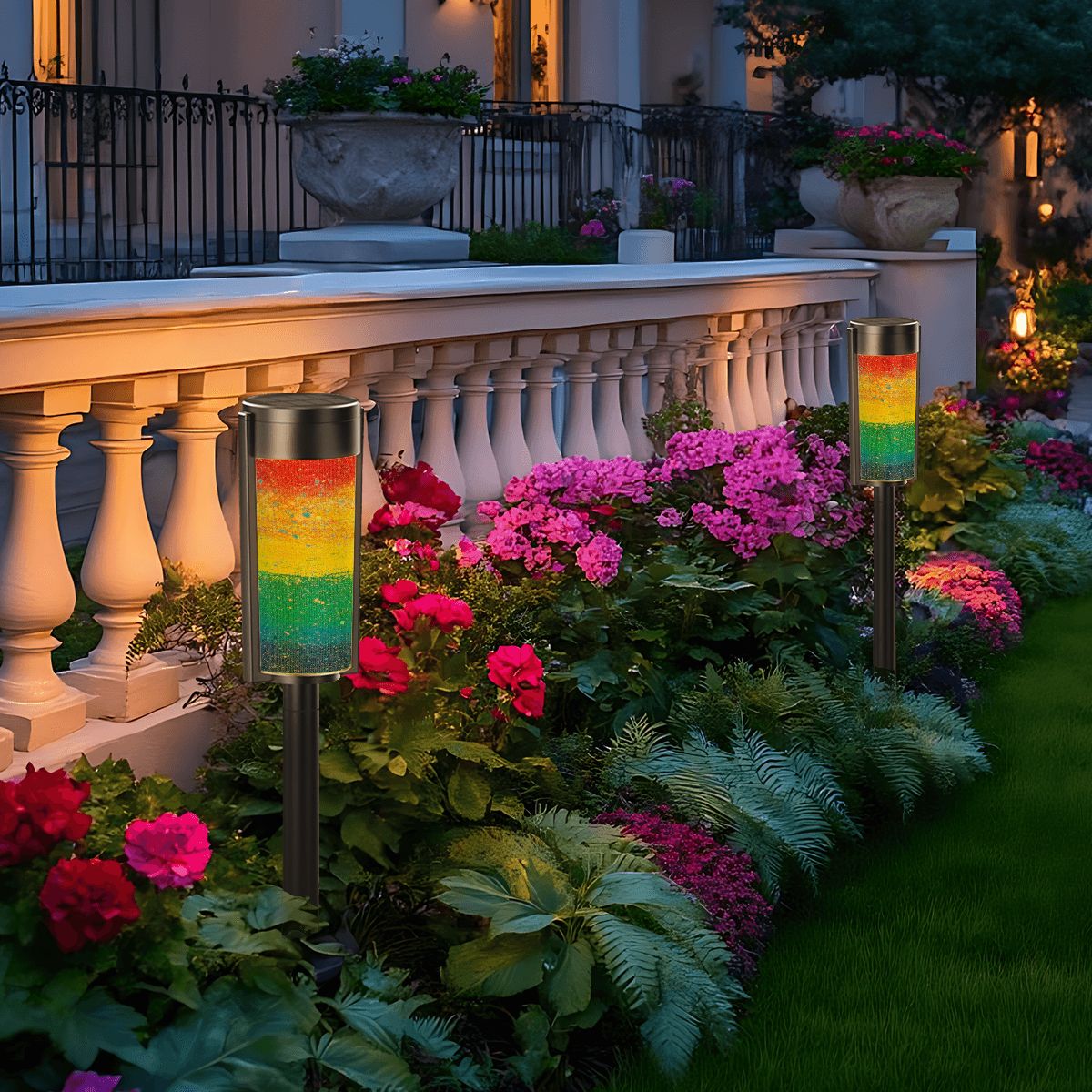 Gavin Scott Adjustable Outdoor Solar Lights (set of 4)