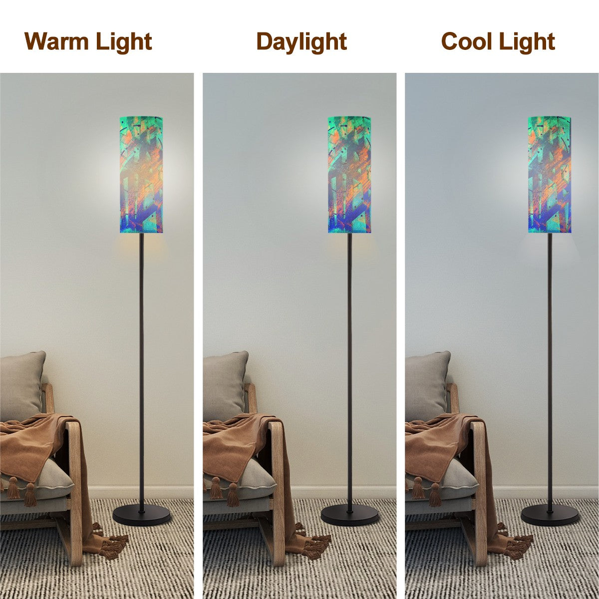 Gavin Scott Pillar Torch Floor Lamp