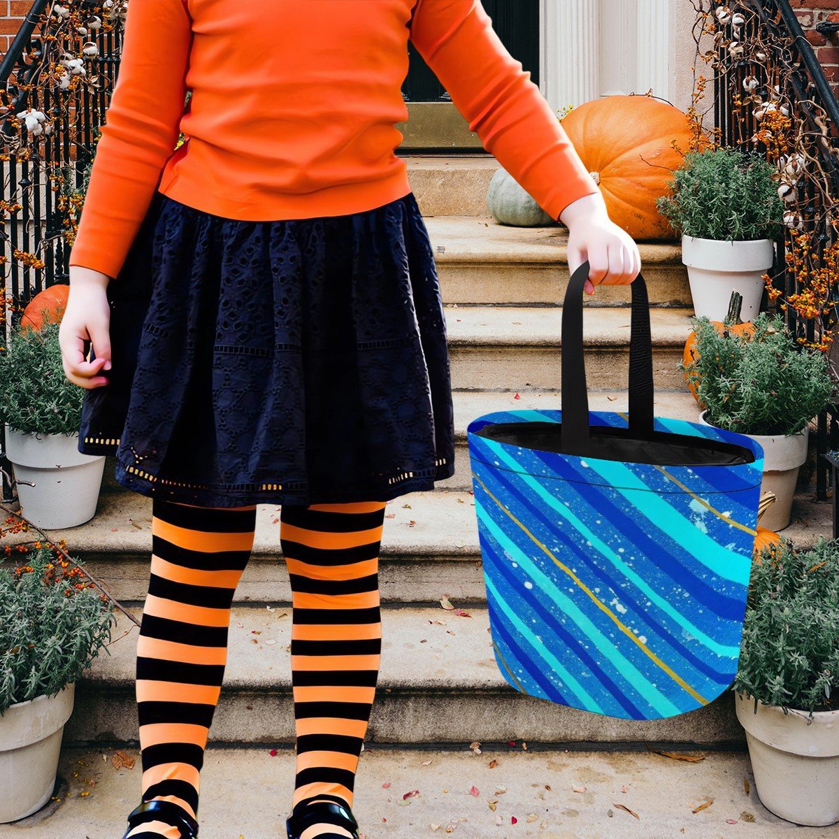 Gavin Scott Reusable Halloween Candy Bucket