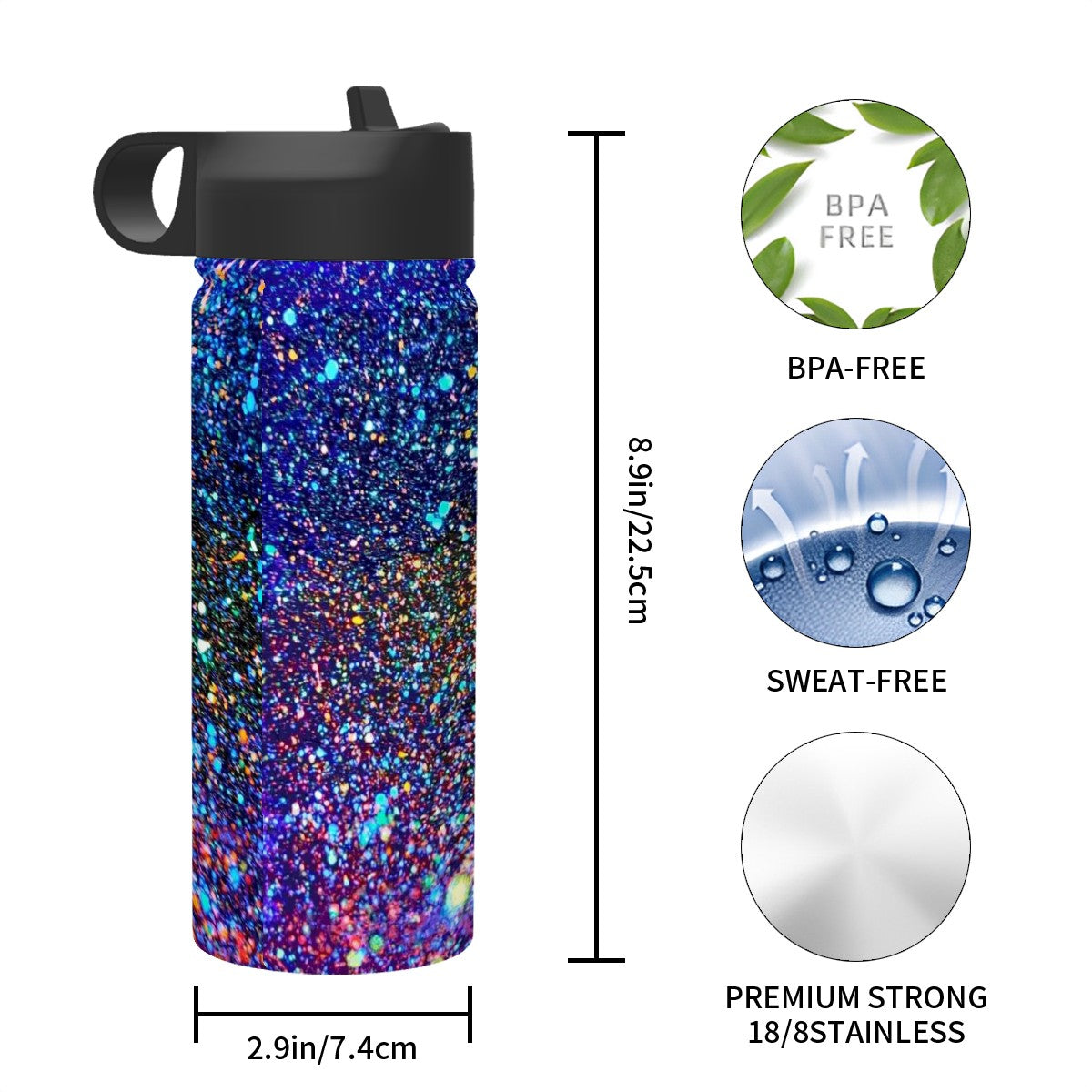 Gavin Scott Stainless Steel Vacuum Insulated Tumbler (18oz)