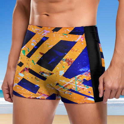 Gavin Scott Square Cut Swimming Trunks (Masc S-3XL)