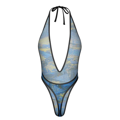 Gavin Scott Deep Plunge Jumpsuit (Femme S-3XL)