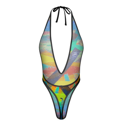 Gavin Scott Deep Plunge Jumpsuit (Femme S-3XL)