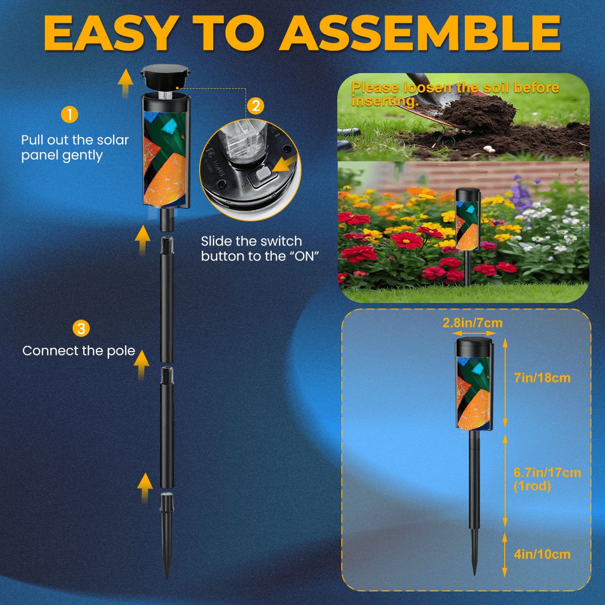 Gavin Scott Adjustable Outdoor Solar Lights (set of 4)