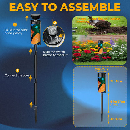 Gavin Scott Adjustable Outdoor Solar Lights (set of 4)