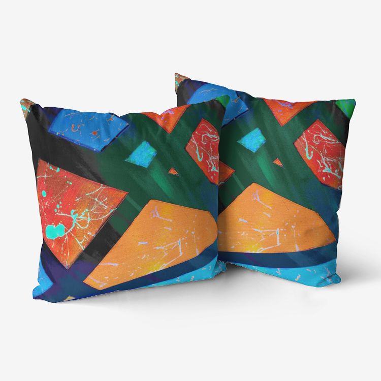 Gavin Scott Velvet Throw Pillow with Hypoallergenic Insert or Cover Only Option (3 Sizes)