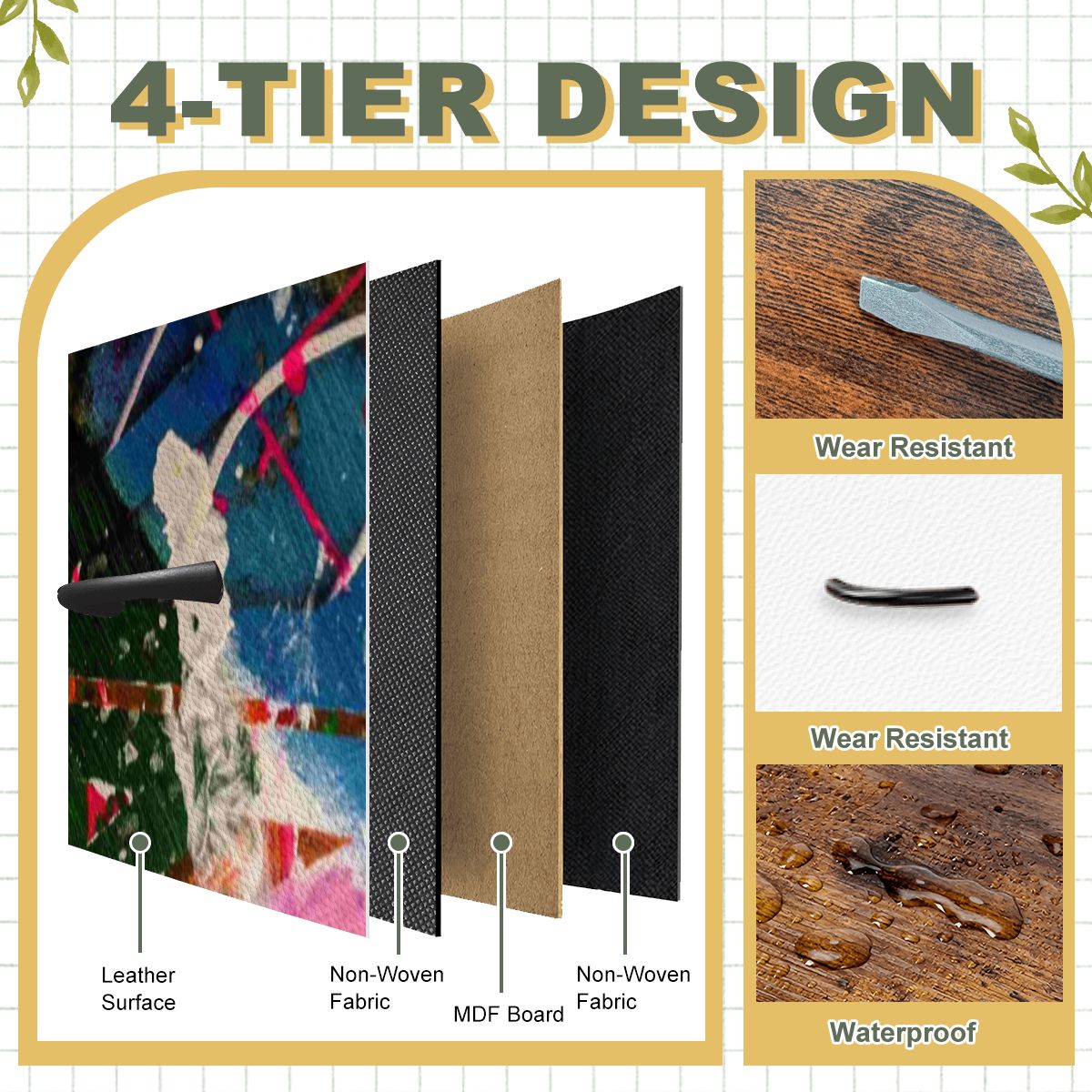 Gavin Scott TV Stand w/5 Drawer Dresser & Charging Station